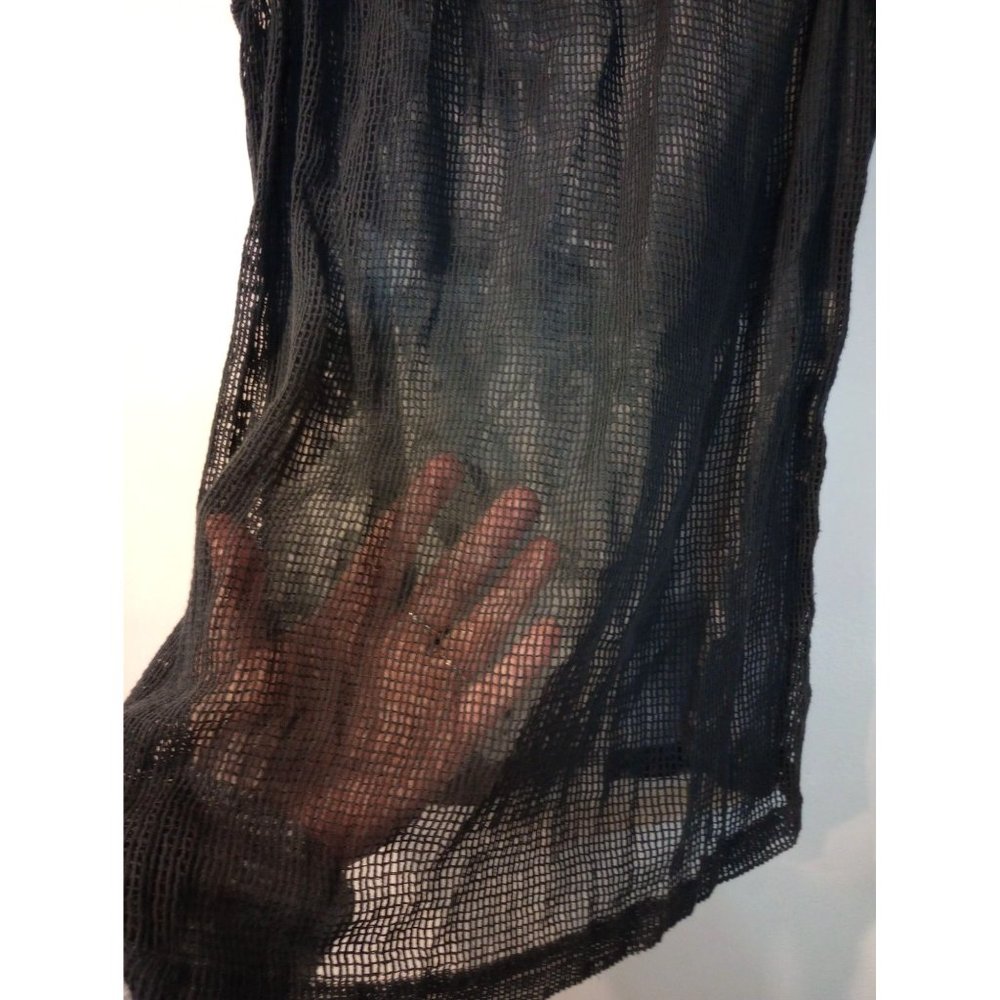 Cute Multi Color Tank With Sheer Net Back - Picture 3 of 4